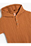 Hooded Shirt Muslin Fabric Short Sleeve Cotton - 3