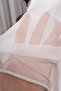 Silk Crepe Plain Simple Stylish Tulle Curtain with Tight Pleats - 3
