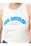 Short Athlete Printed Ribbed Cotton Crew Neck - 5