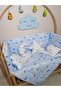 60X120 Baby Sleeping Set - Without Mosquito Net - Ay Bulut Yıldız 67-09 (Excluding Furniture Crib)
