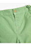 Shorts with Elastic Waist Basic Pocket Cotton - 3