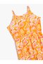 Jumpsuit Thin Straps Full Length Wide Leg Abstract Pattern - 3