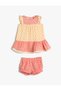 Dress Sleeveless Ruffle Matching Shorts Detailed 2-Piece Cotton - 2