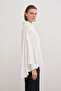Buttoned Blouse with Cape - 2