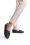 Artı-Artı014-Bb-501-Psk Genuine Leather Daily Orthopedic Women's Black Ballerina Shoes