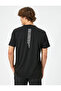 Crew Neck Short Sleeve Sports T-Shirt - Slogan Printed - 4