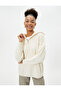 Tunic Knitwear Sweatshirt Half Zipper Turtleneck Hair Weave Textured Long Sleeve - 2