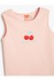 Tank Top Sleeveless Crew Neck Ribbed Printed Cotton - 3