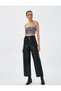 Crop Top Sequin Metallic Thin Straps Slim Fit