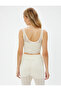 Crop Athlete Mesh Openwork U-Neck Strap Lined - 4