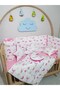 60X120 Baby Sleeping Set - Without Mosquito Net - Ay Bulut Yıldız 78-22 (Excluding Furniture Crib)
