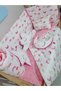 60X120 Baby Sleeping Set - Without Mosquito Net - Ay Bulut Yıldız 78-22 (Excluding Furniture Crib) - 2