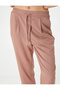 Chino Trousers Lace-up High Waist Pocket Detailed - 5