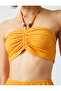 Gathered Bustier with Bead Detail - 5