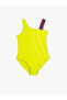 Swimsuit One Shoulder Strap Detailed