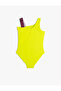 Swimsuit One Shoulder Strap Detailed - 2