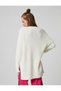 Oversize Knitwear Sweater V-Neck Long Sleeve - 4