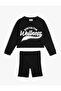 Sweatshirt and Shorts Set Double Cotton - 3