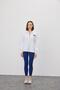 Women's Half Zip Polo Collar Sweatshirt - 4