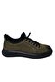 Rubber Bonded Stretch Dot Laser Printed Genuine Leather Casual Shoes K0795-2297 - 2