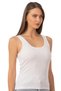 Özkan 26815 Women's Soft Cotton Camisole Ribbed Flexible Comfortable Thick Strap Knitted Tank Top Blouse - 5