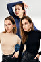 Women's Cream Navy Blue Black 3-Piece Bodysuit
