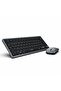 3 ADET Ibk-572Bt Dual Mod Bluetooth + 2.4G Rechargeable Smart Keyboard Mouse Set - 2