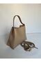 Women's Mink Adjustable Strap Hand and Shoulder Bag, Stylish Daily Bag, Equivalent Bag with Zipper - 4