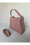 Women's Powder Adjustable Strap Hand Shoulder and Crossbody Bag Stylish Daily Bag Equivalent Bag with Zipper - 4
