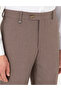 Light Brown Ex. Slim Fit Fabric Trousers 50296562-Vr002 - 5