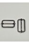 Bag Slider / Adjustment Buckle / Set of 2 / 3 Cm Anthracite - 5