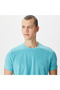 Men's Blue Standard Fit T-Shirt - 4