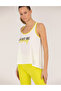 Ecru A-Line Sleeveless T-Shirt 50263363 -Vr019 - 3