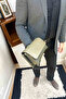Top Quality Men's Khaki Canvas Leather Hand and Wrist Bag - 6