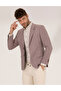 Rose Dried Linen Blend Blazer Jacket 50264619-VR026