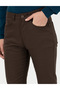 Brown Slim Fit canvas trousers 50264764-vr029 - 6