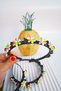Colorful Daisy Figured Crown with Clamp and Latch - 3