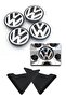 Volkswagen Passat Jetta Wheel Hub Emblem (Cover) 4 Pieces Door Corner Protector Gift