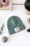 Green Beret with Rib Label