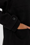 Women's Buttoned Midi Length Button Detailed Cashmere Coat - 5
