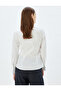 Long Sleeve Slim Fit Shirt - Embroidered Detail, Classic Collar - 4