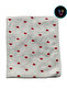 Heart Printed Baby Blanket 80*90 Double Layer - 3