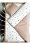 90X130 Baby Sleeping Set of 5 - Brown Star Pattern (Fit All Sizes) - 7