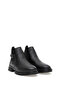 Black 100% Leather Boots 50298490-Vr046