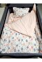 90X130 Baby Sleeping Set of 5 - Salmon Cloud Star Pattern (Fit All Sizes) - 7