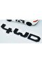 حقيبة سفر Ranger Wildtrak 4WD بشعار حروف ABS باللون الأسود متوافقة مع Ford - 3