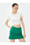 Tennis Skirt Cargo Pocket Elastic Waist Comfortable Fit - 2