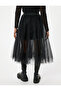 Midi Tutu Skirt A-Line Glittery Elastic Waist Mini Lined Comfortable Fit - 4