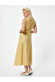 Long Shirt Dress Sleeveless with Belt Lyocell Fabric Blend - 4