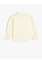 Shirt with Classic Collar, Button Closure and Ruffle Detail - 2